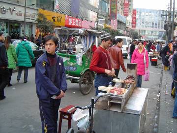 Çin İzlenimleri - Sokak satıcıları (Cheng Du)